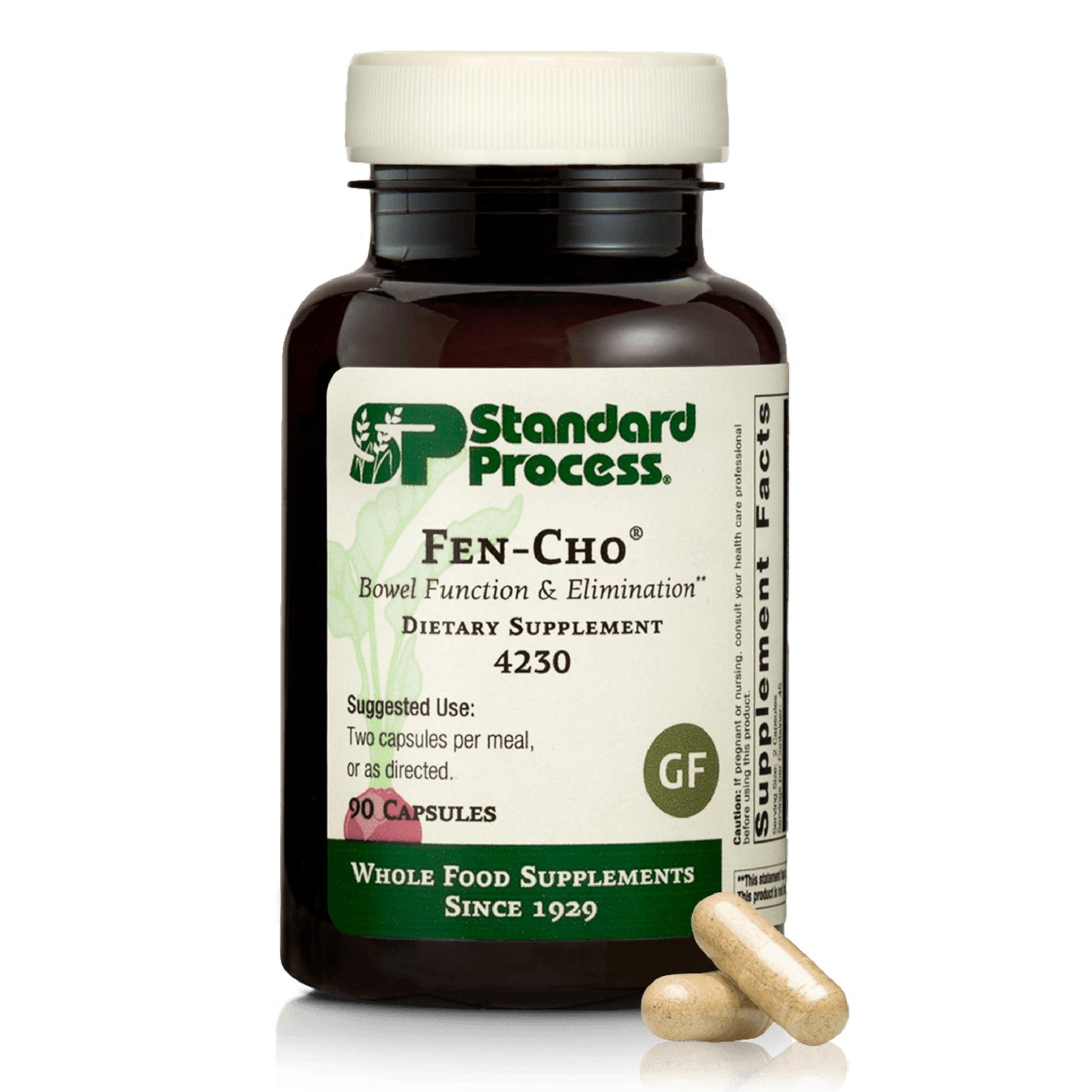 Standard Process Inc. Fen-Cho Digestive & Gut Health Supplement Capsule, 90 Count