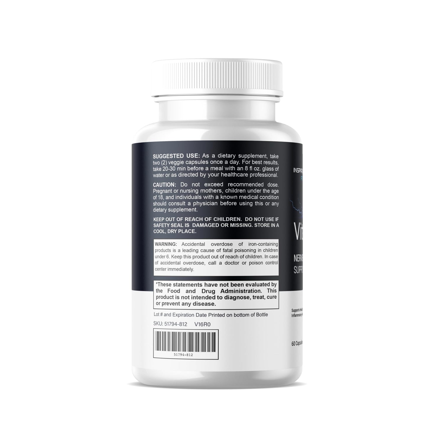 Fitness InspireWays VitaNerve 60 Capsules