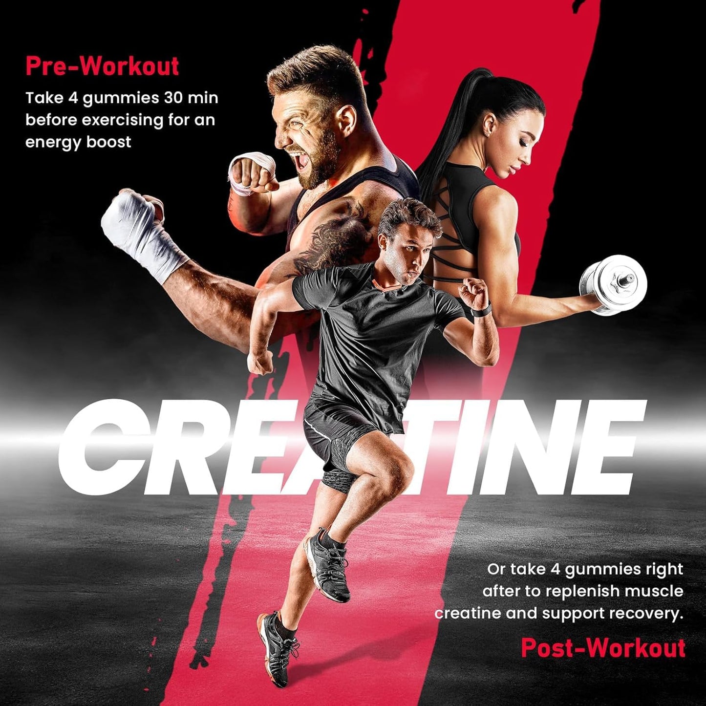 CellRestore Creatine Monohydrate Gummies 120 Count