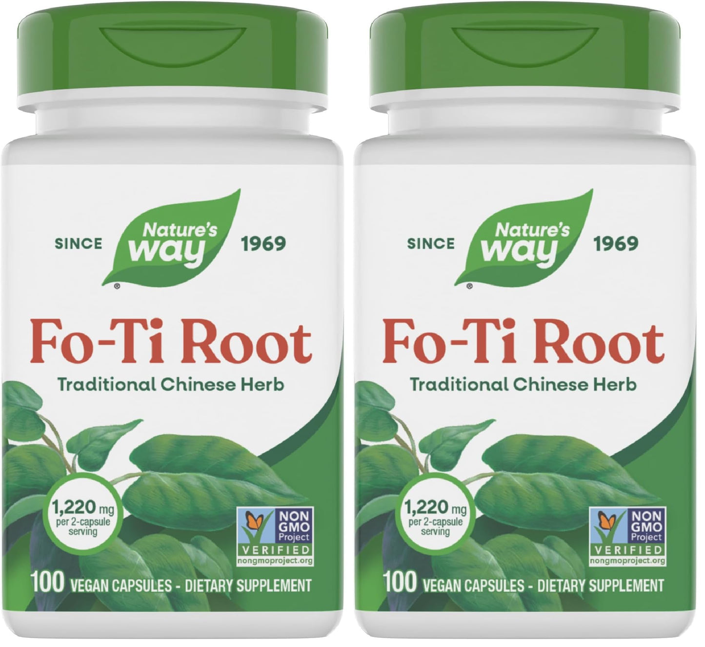 Nature's Way Fo-Ti Root Capsules, 200 Count