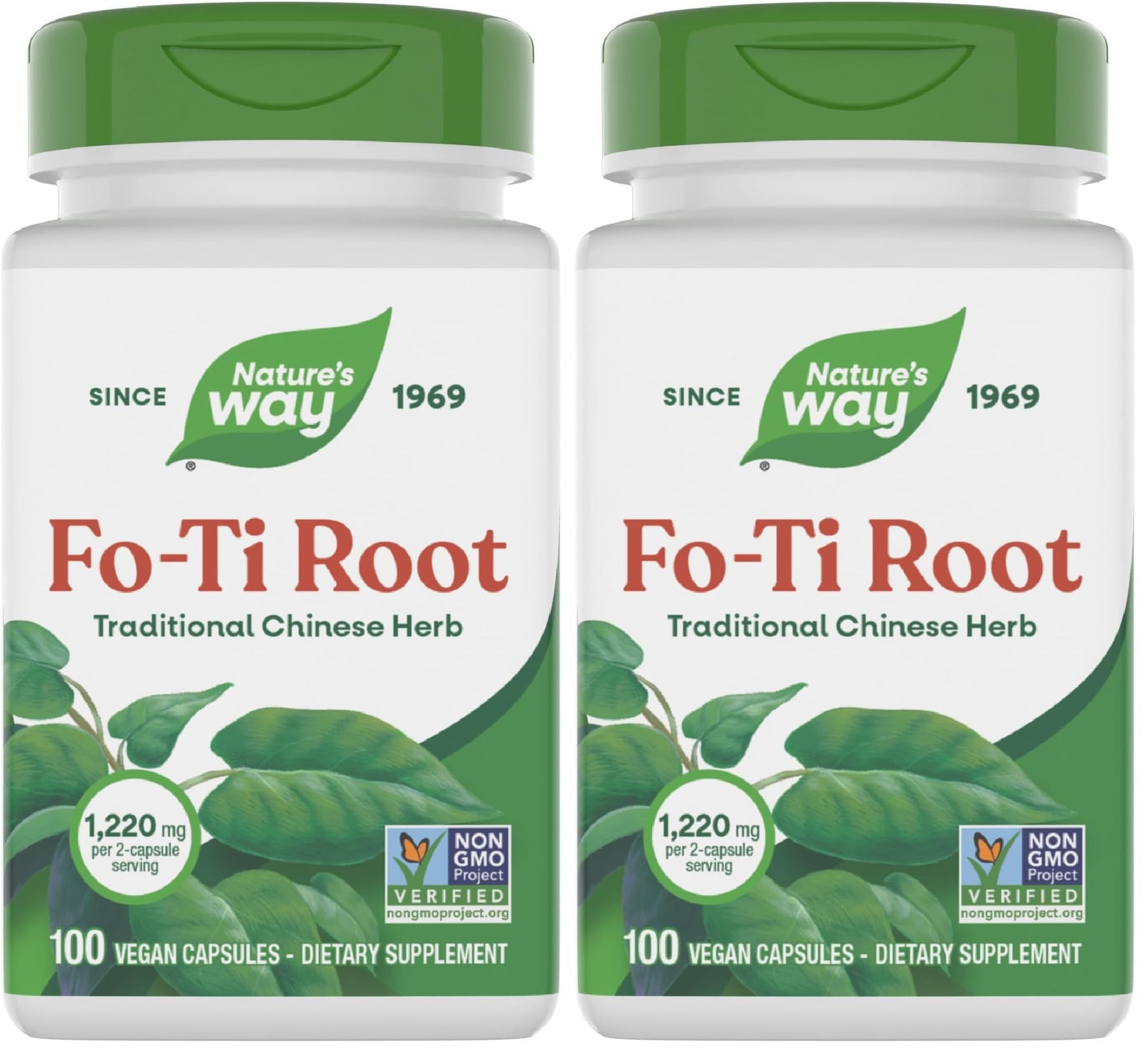 Nature's Way Fo-Ti Root Capsules, 200 Count