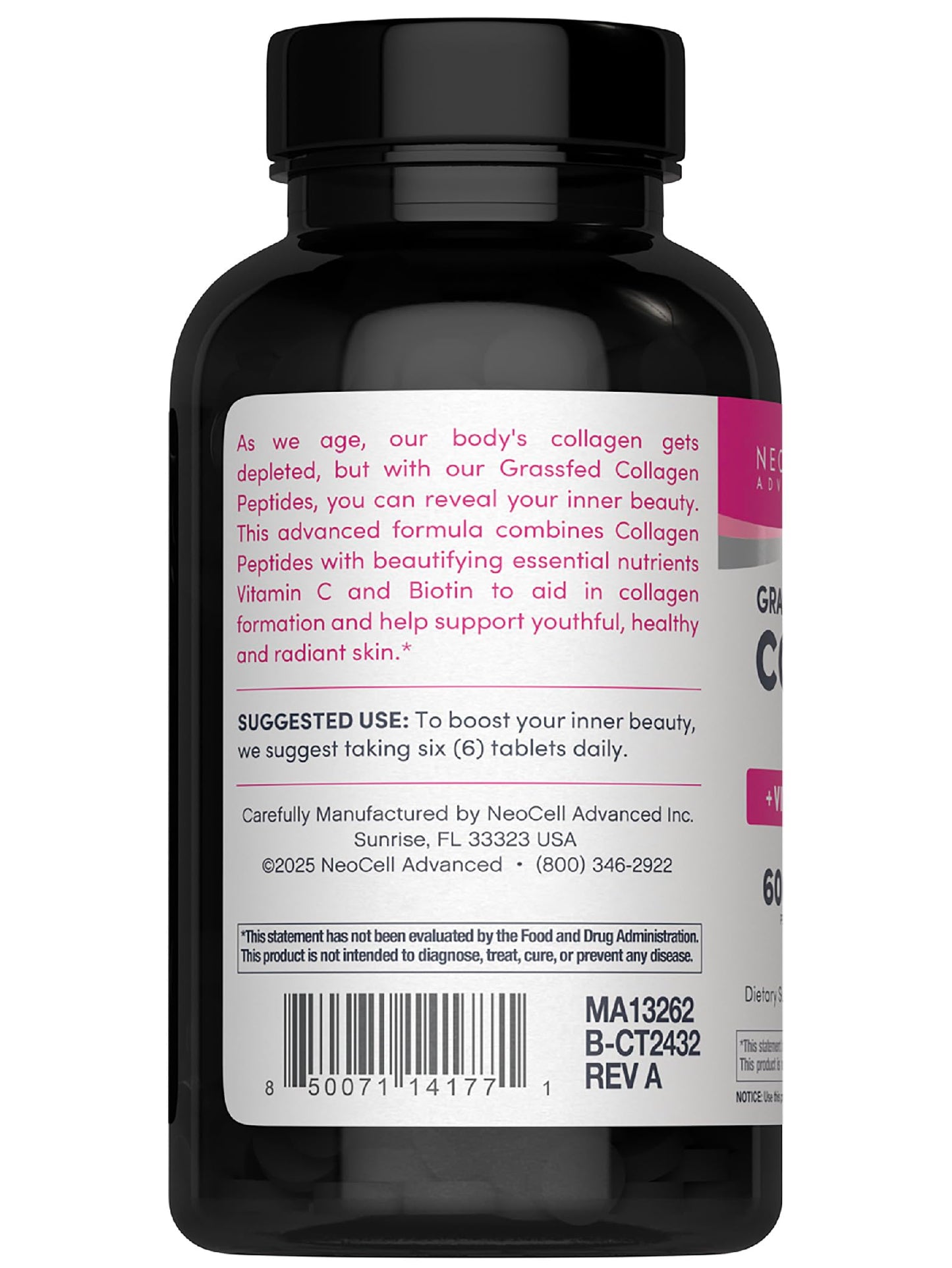 NeoCell Advanced Collagen Peptides 6000mg 270 Tablets