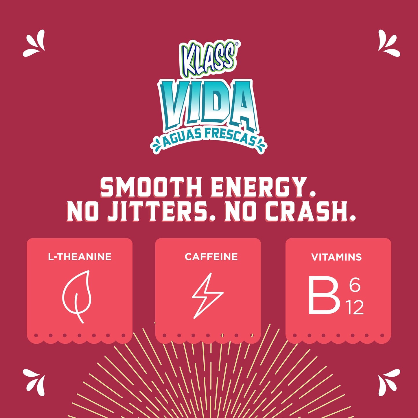KLASS VIDA Energy + Hydration Powder Strawberry Watermelon 4.23 oz
