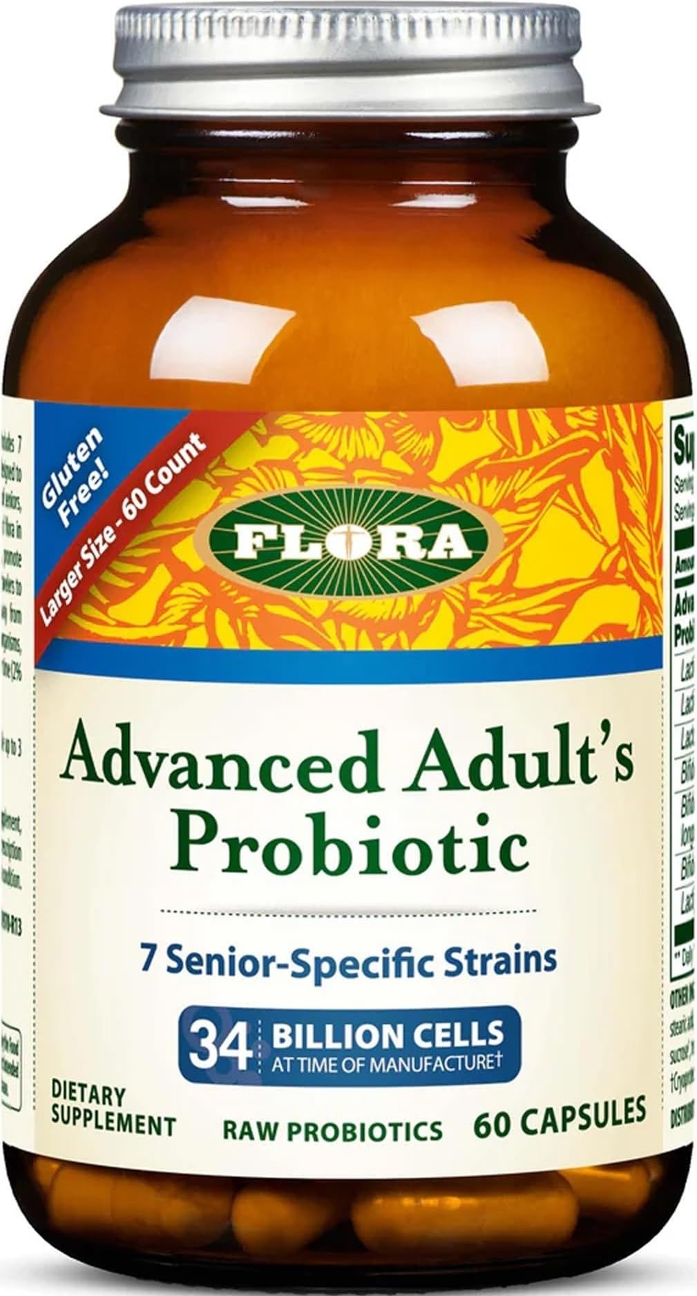 Flora Advanced Adult’s Probiotic, 60 Capsules