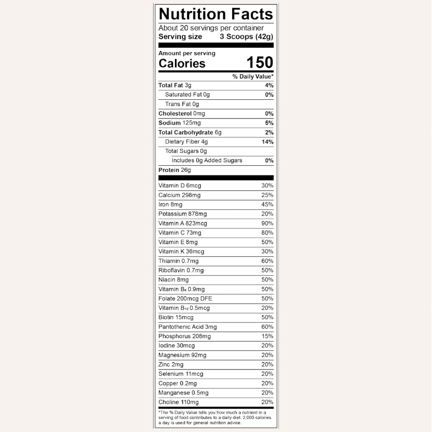 AMAXI Kathy Ireland Nutrition Daily Essentials Plant-Based Protein Powder for Women, Chocolate, 29.6 oz