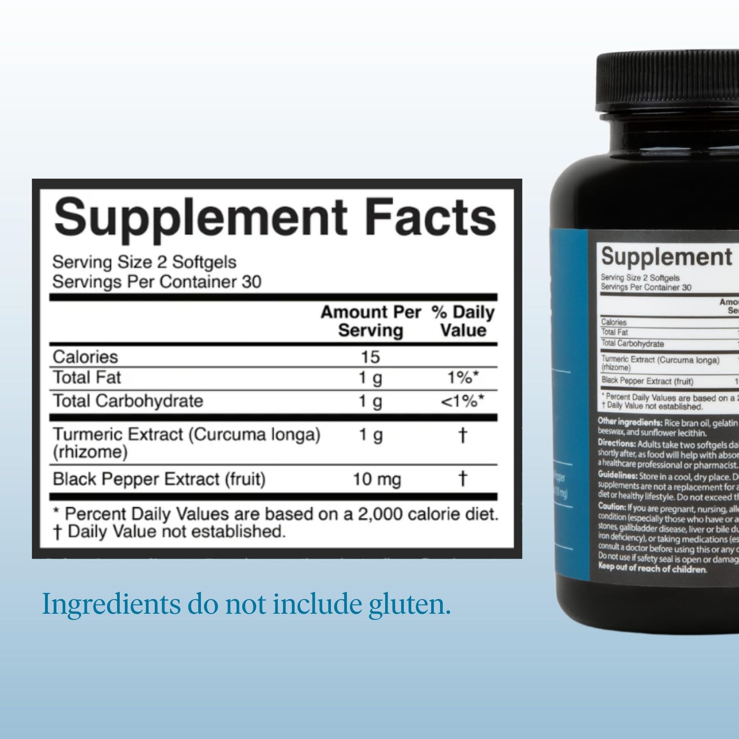 The 'Pause Life Turmeric Softgels 60 Count