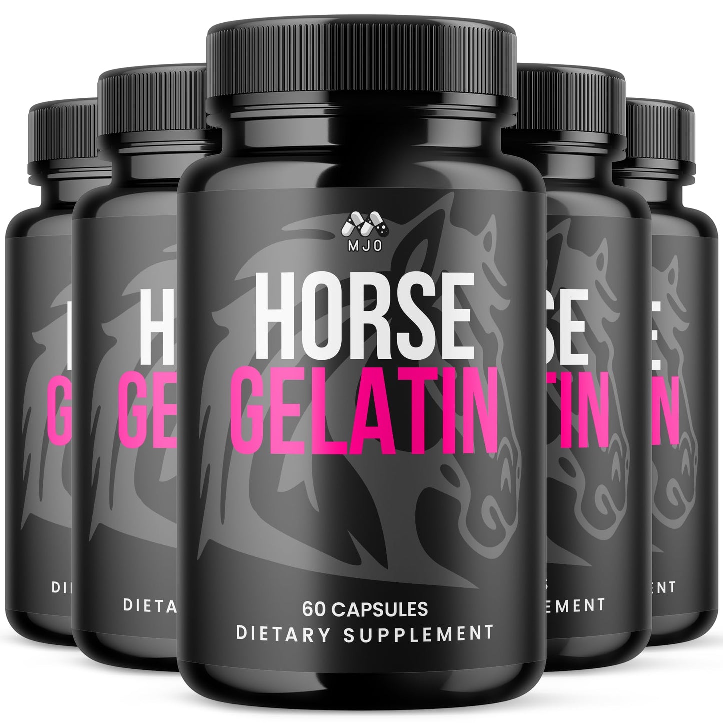 MJO Horse Gelatin Capsules 300 Capsules