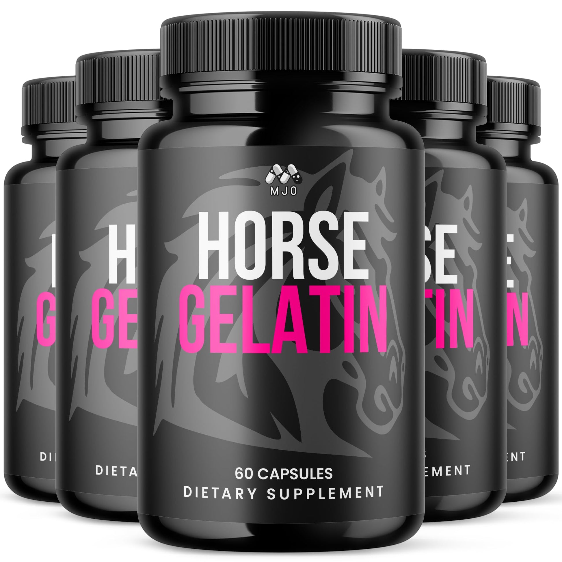 MJO Horse Gelatin Capsules 300 Capsules