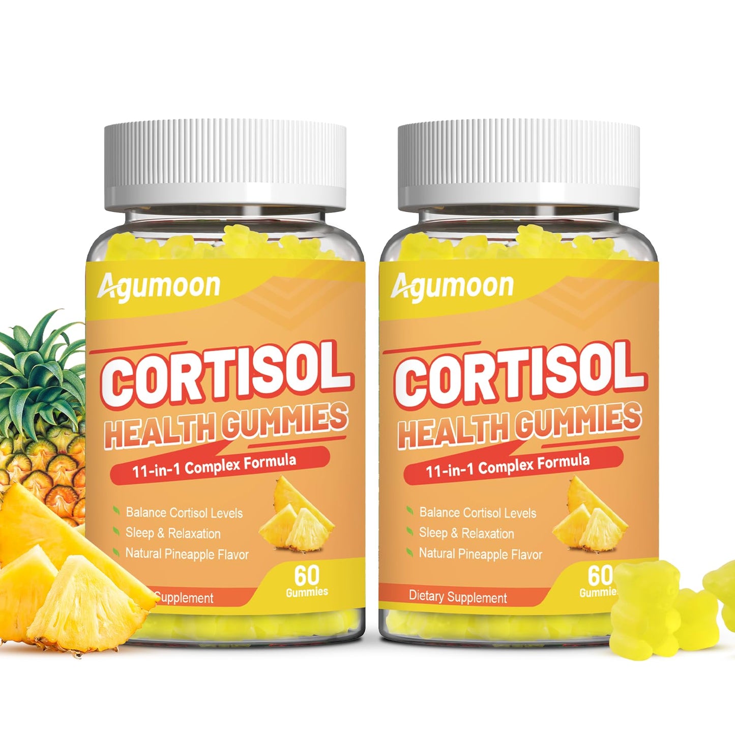 Agumoon Cortisol Gummies for Women, 120 Gummies