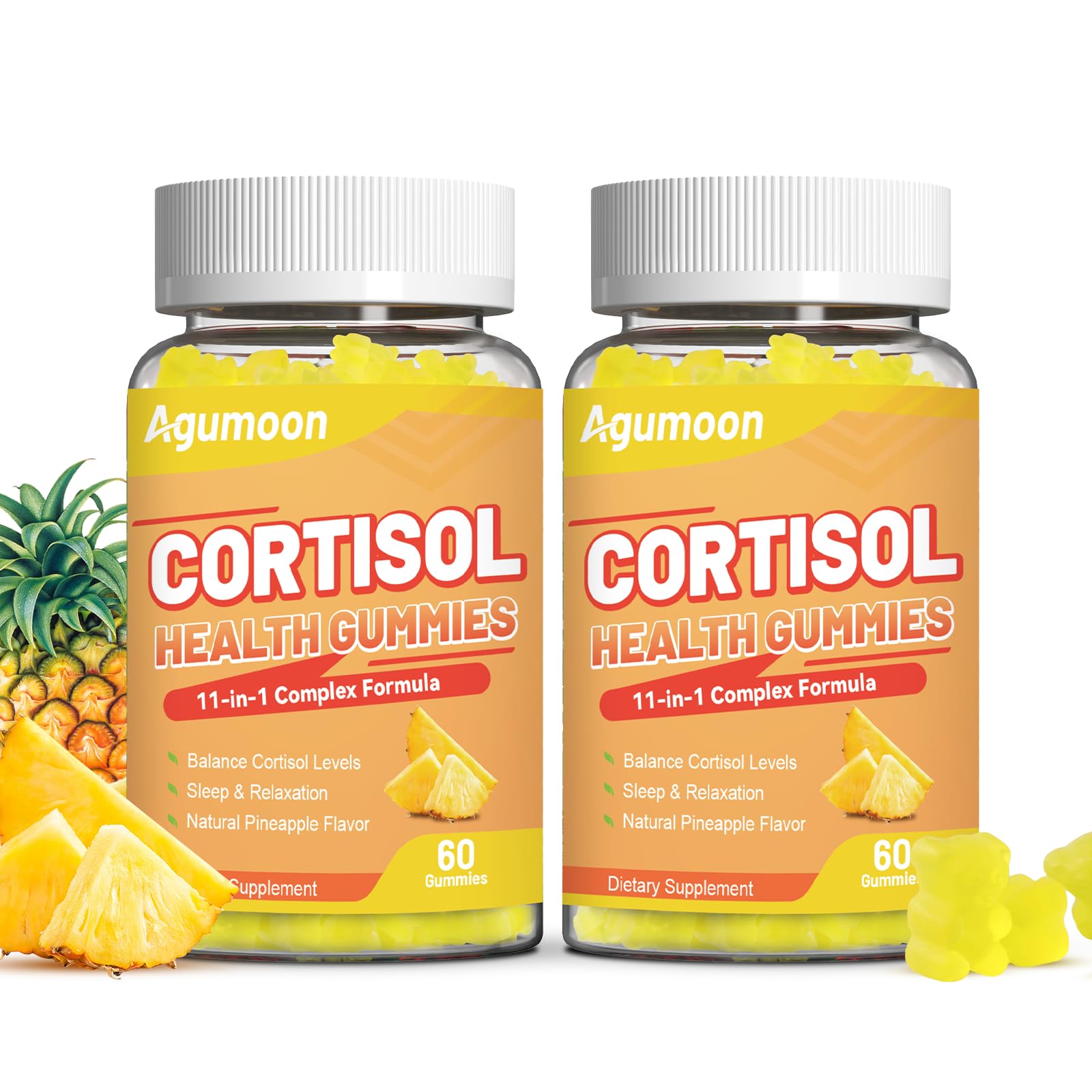 Agumoon Cortisol Gummies for Women, 120 Gummies