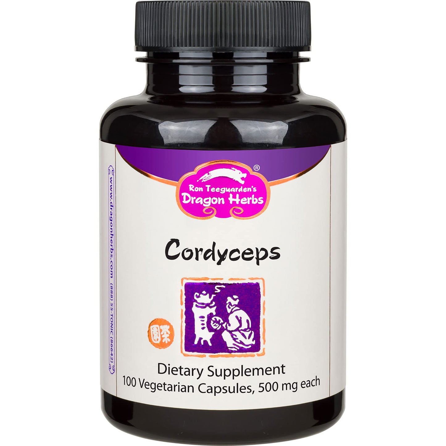 Dragon Herbs Cordyceps Capsules, 100 Capsules