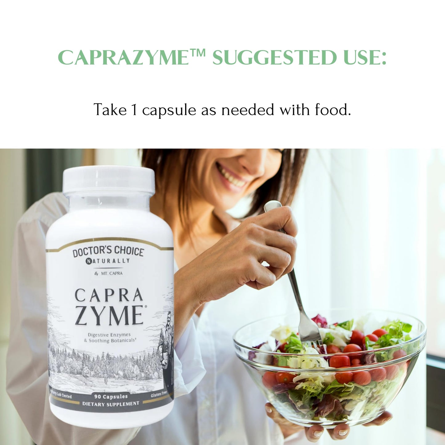 Mt. Capra CapraZyme Capsules 90