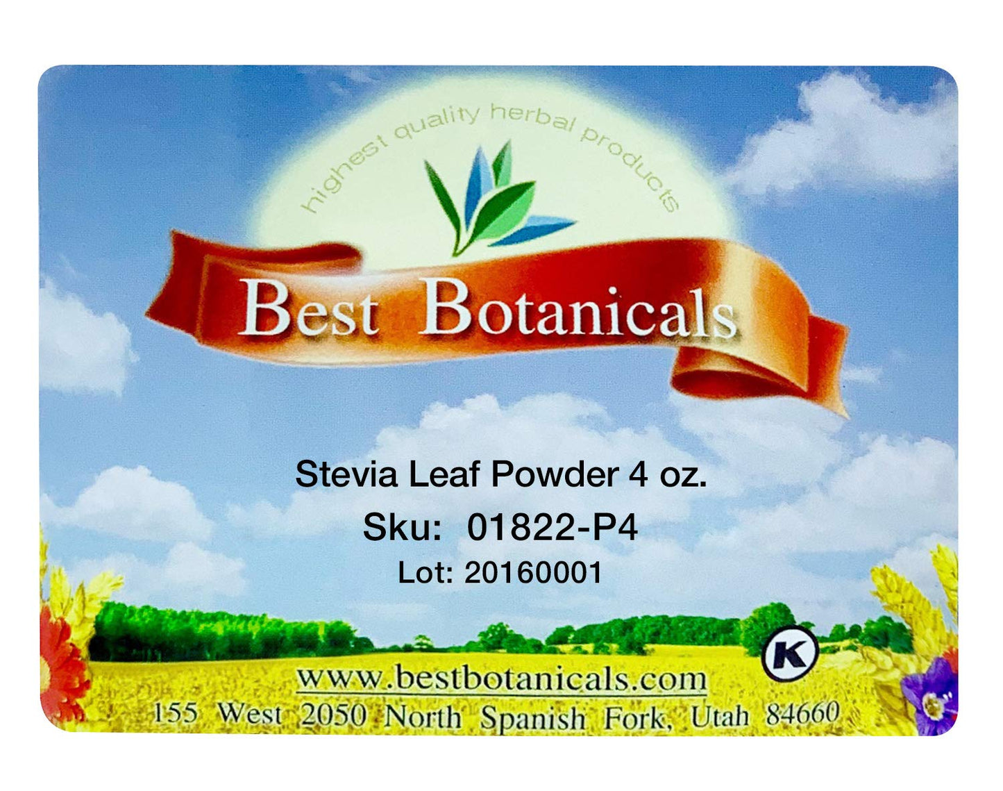 Best Botanicals Stevia Leaf Powder 4 oz