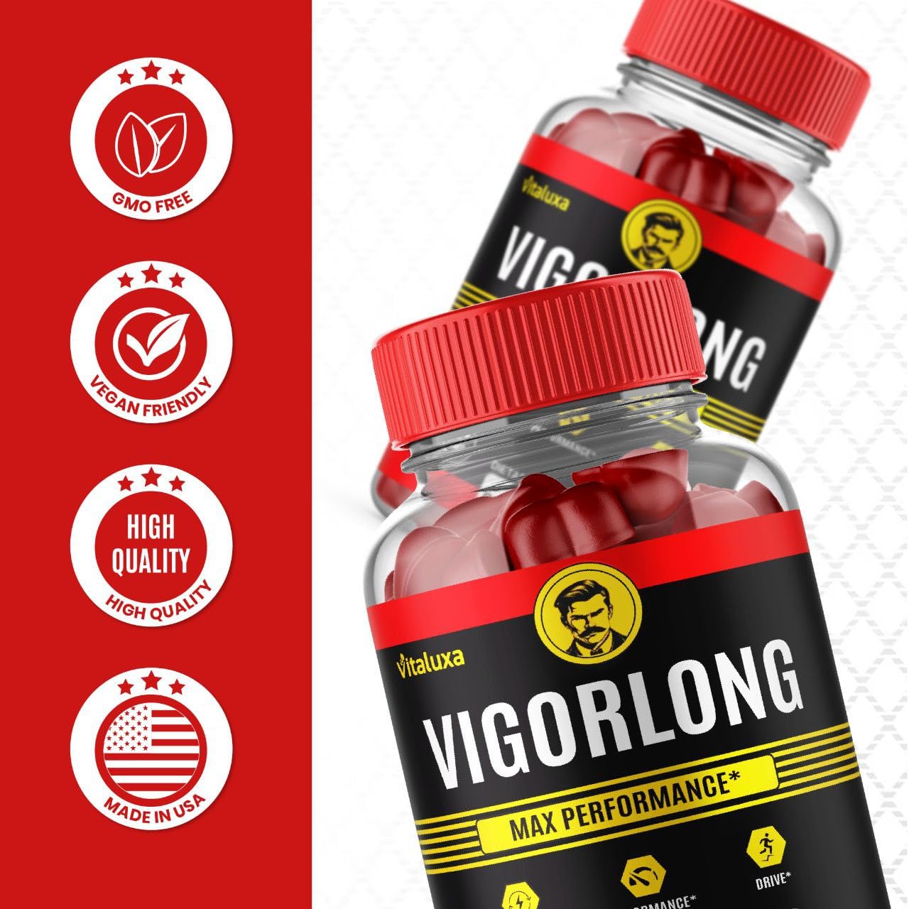 Vitaluxa Vigorlong Gummies 120 Gummies