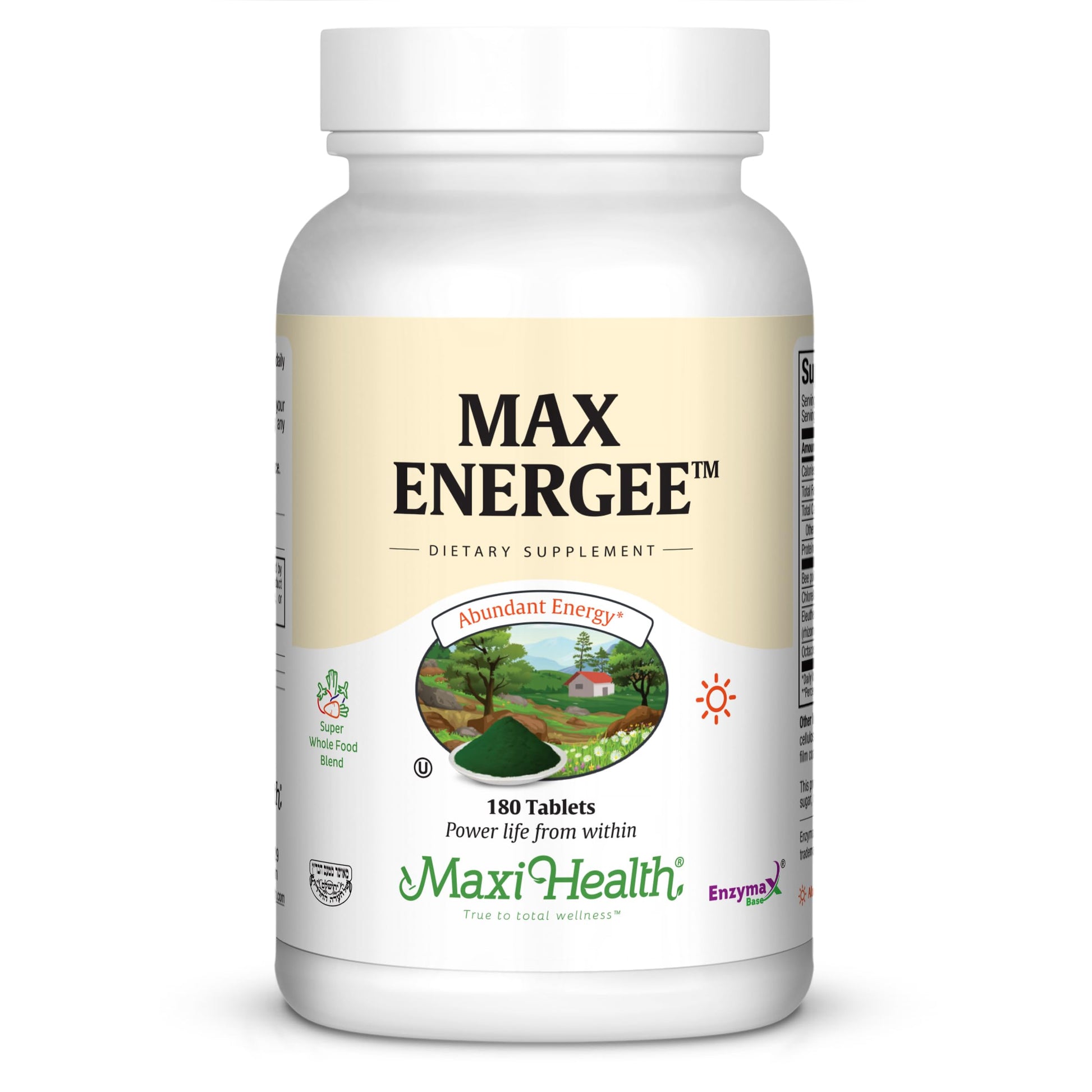 Maxi Health Max Energee Natural Energy and Stamina Booster 180 Tablets
