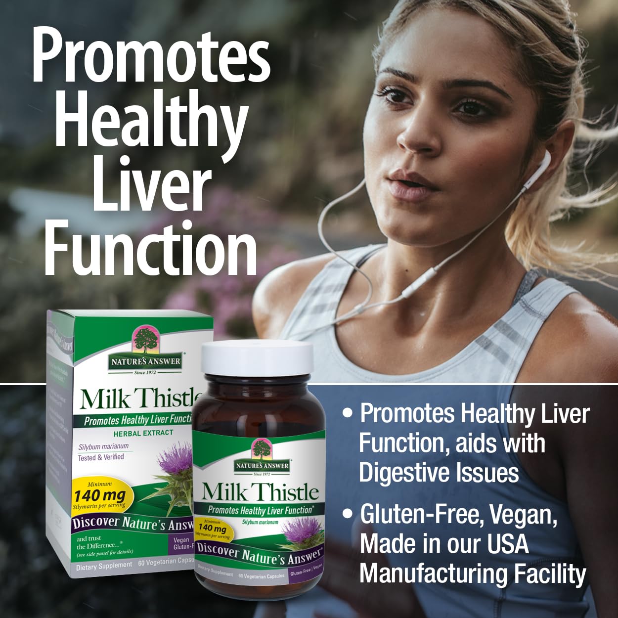 Nature's Answer Milk Thistle 60 Capsules