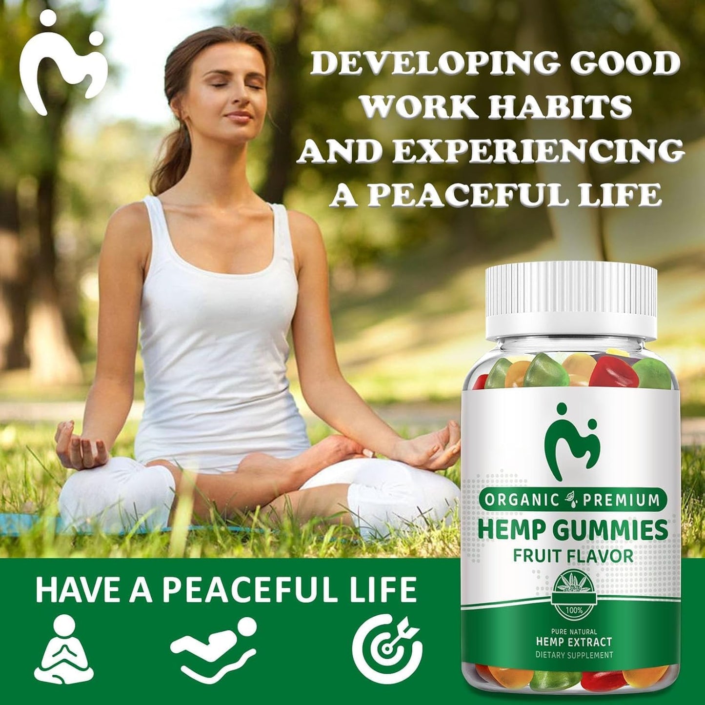 MOSRAY Hemp Gummies Extra Strength for Pain, Sleep, Relax, Anxiety, 240 Gummies