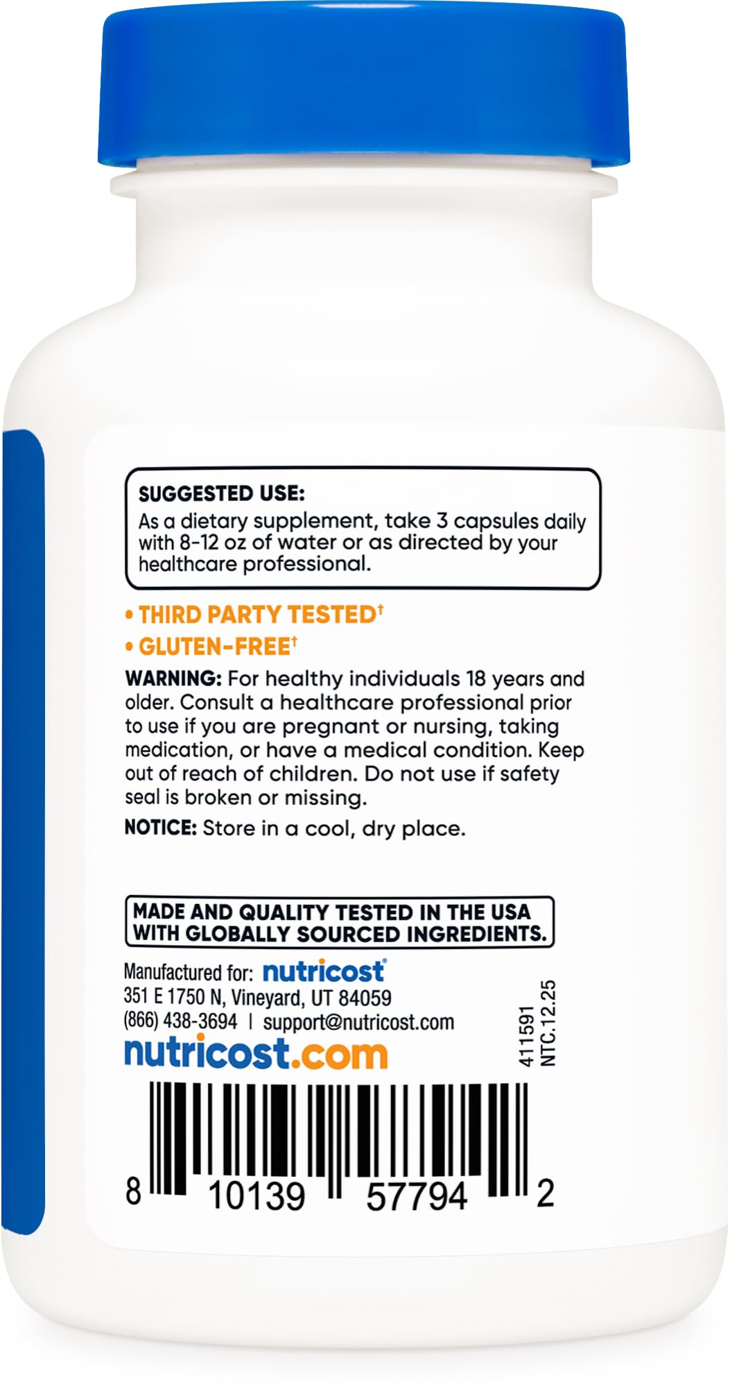 Nutricost Proteolytic Enzymes (6 Digestive Enzymes) Capsules 90