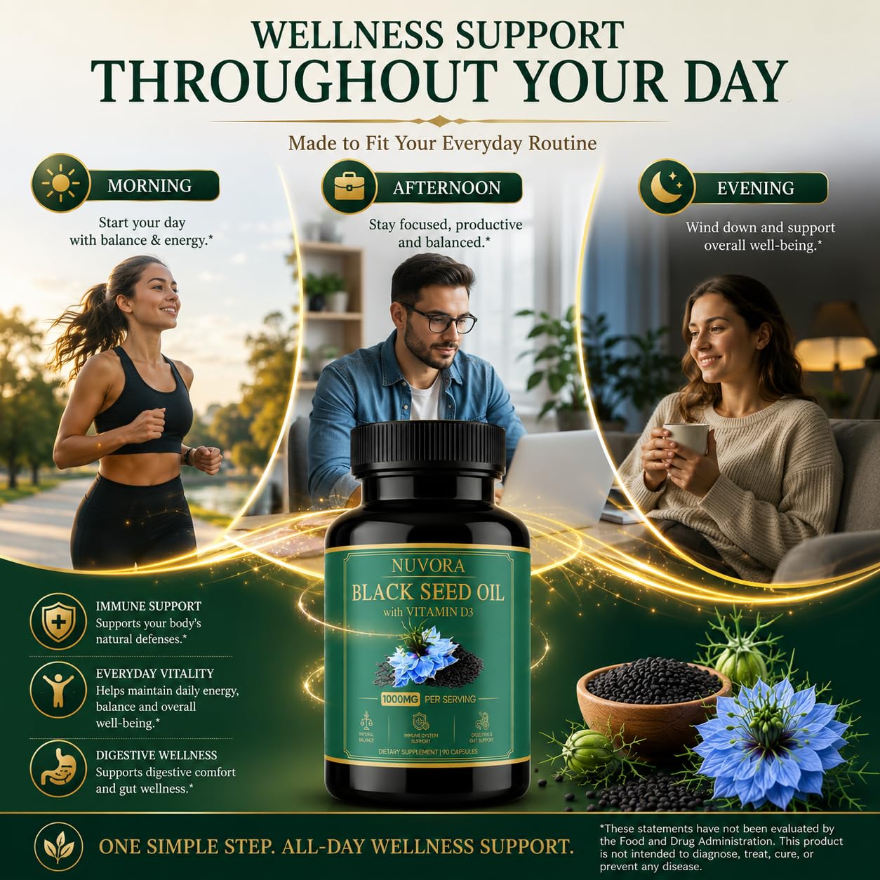 TOGOLIUN Nuvora Black Seed Oil Capsule 2 Count