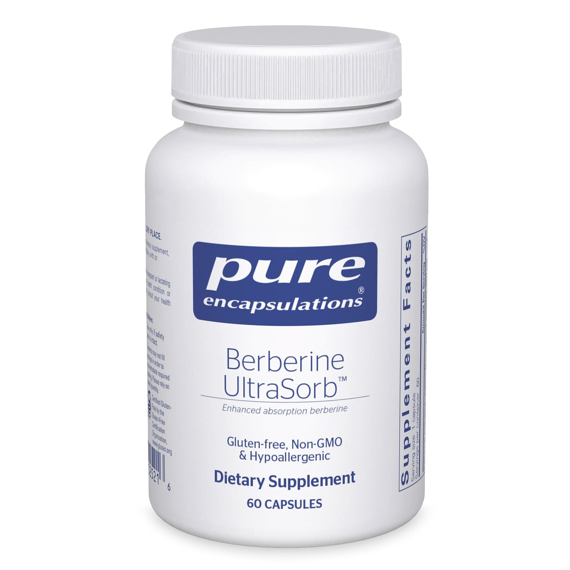 Pure Encapsulations Berberine UltraSorb Enhanced Absorption Berberine Phytosome 550 mg Capsules, 60 Count