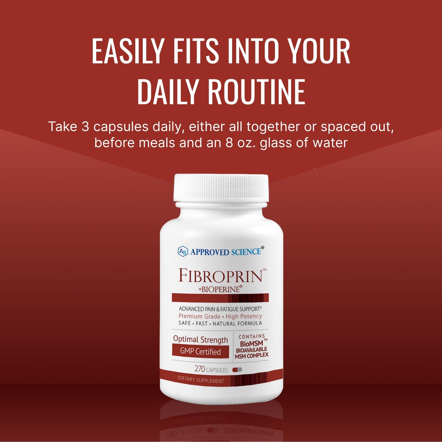 Approved Science Fibroprin 540 Capsules