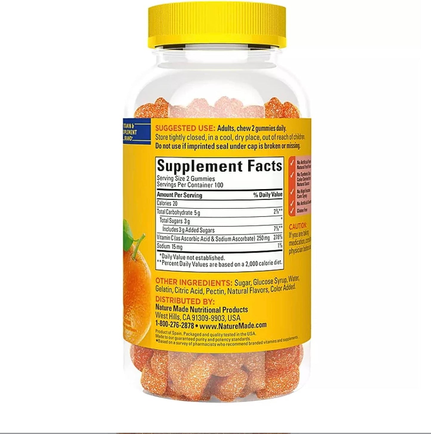 Adventure Home Extra Strength Vitamin C 500 mg Gummies 180