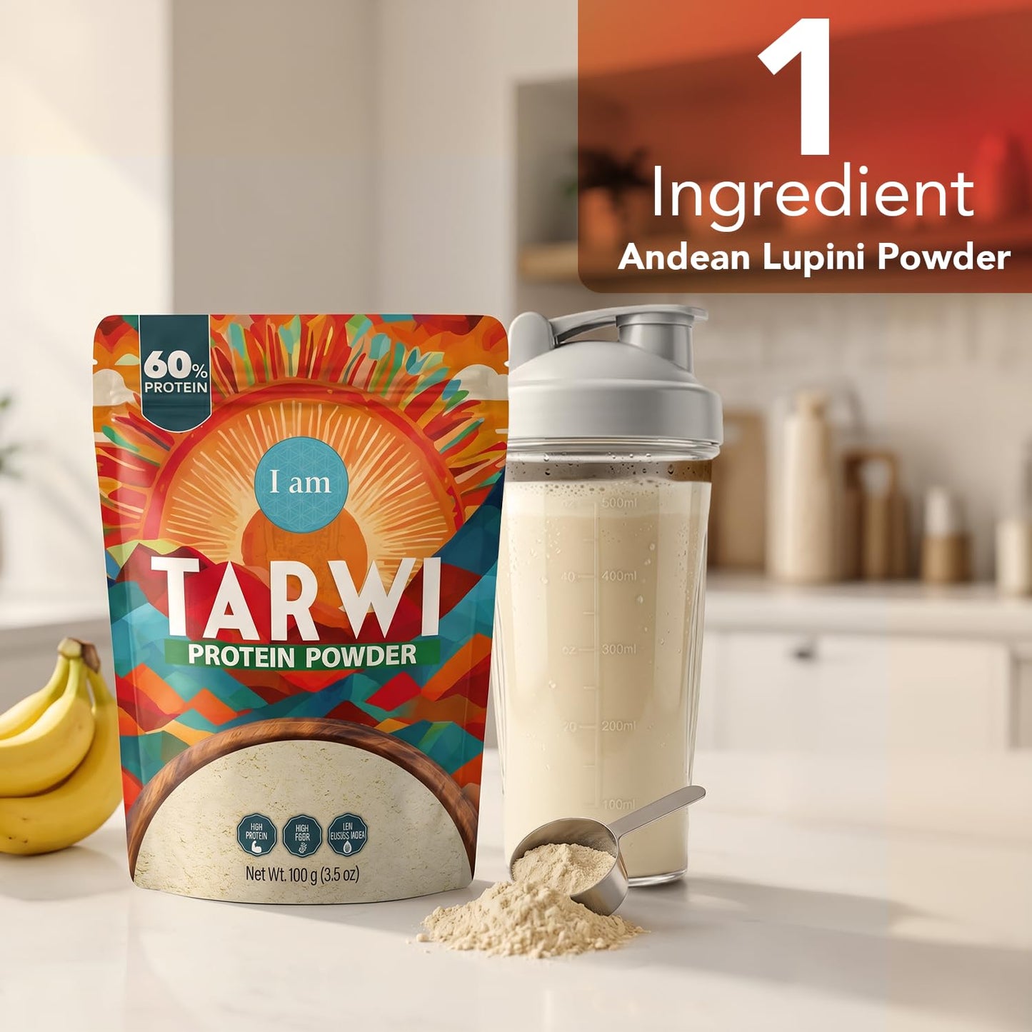 It's Good Energy I AM Tarwi Bean (Chocho) Protein Powder Pouch 3.5 oz