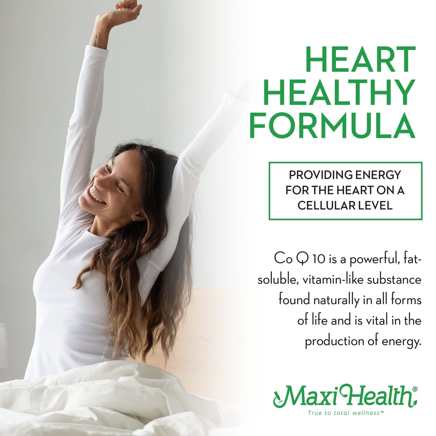 Maxi Health CoQ10 Ubiquinol 100mg Softgels, 60 Count