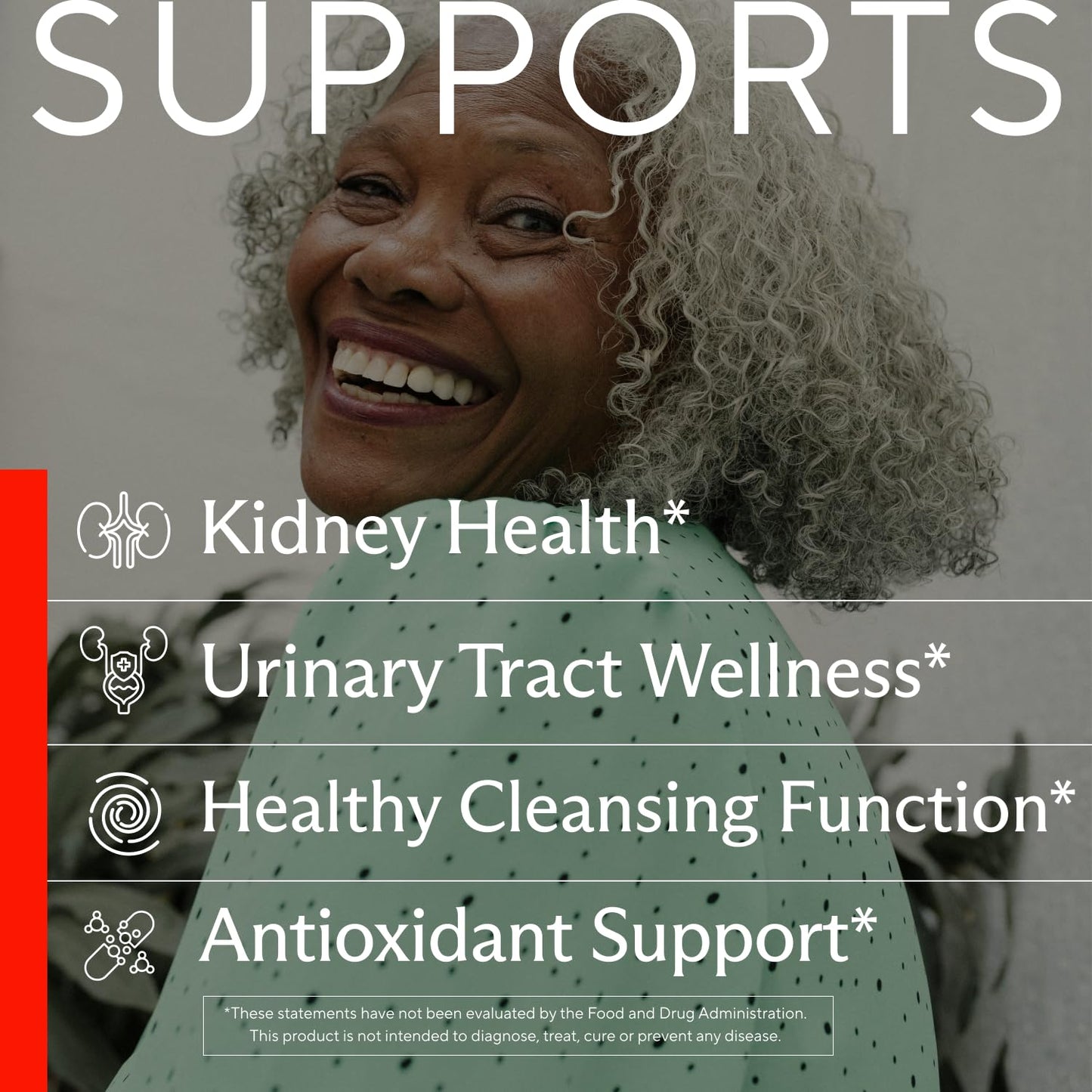 Sunergetic Kidney Cleanse & Detox Support with Cranberry 60 Vegetarian Capsules