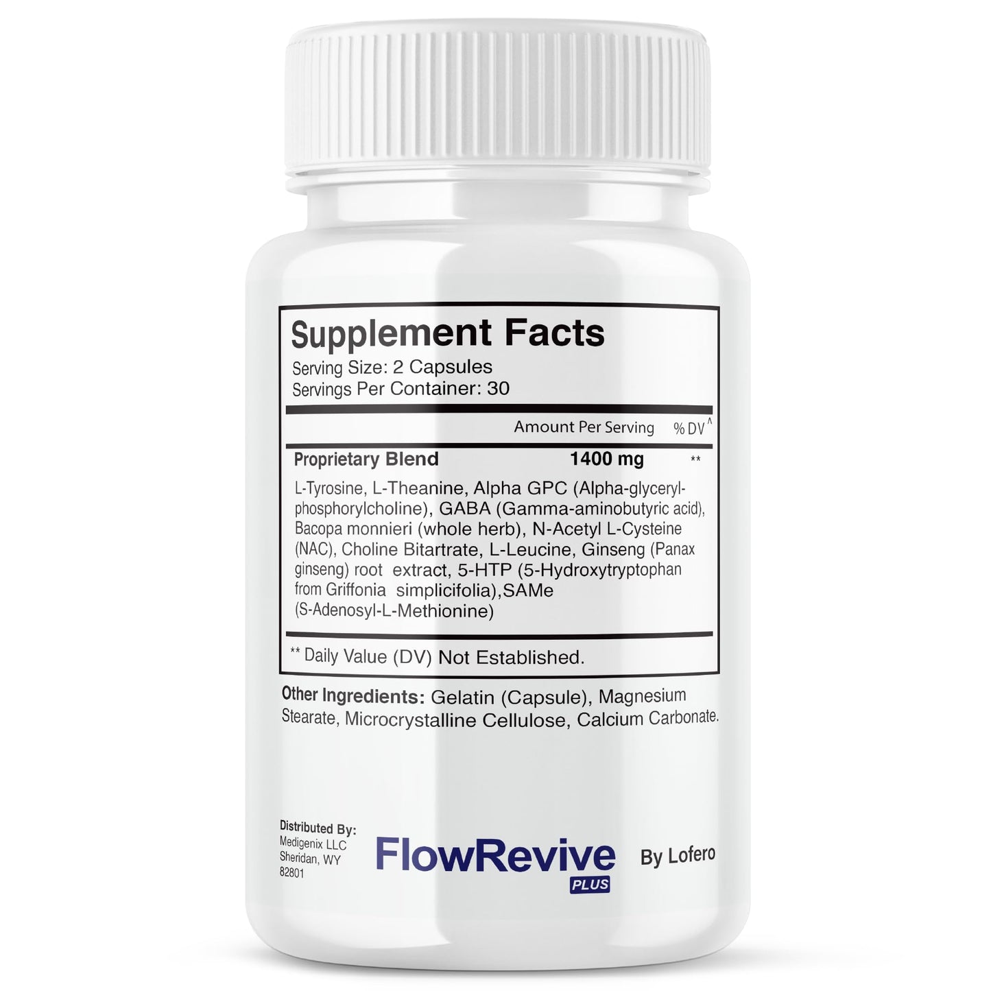Lofero Flow Revive Prostate Support Capsules, 180 Count