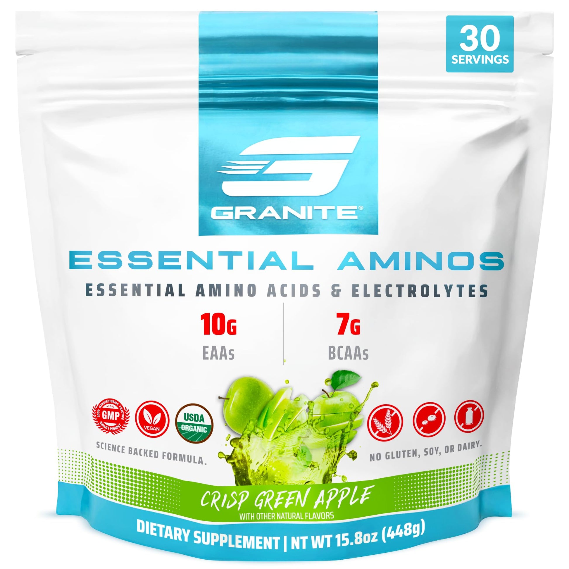 Granite Supplements Essential Amino Acids Powder, 15.8 Ounce