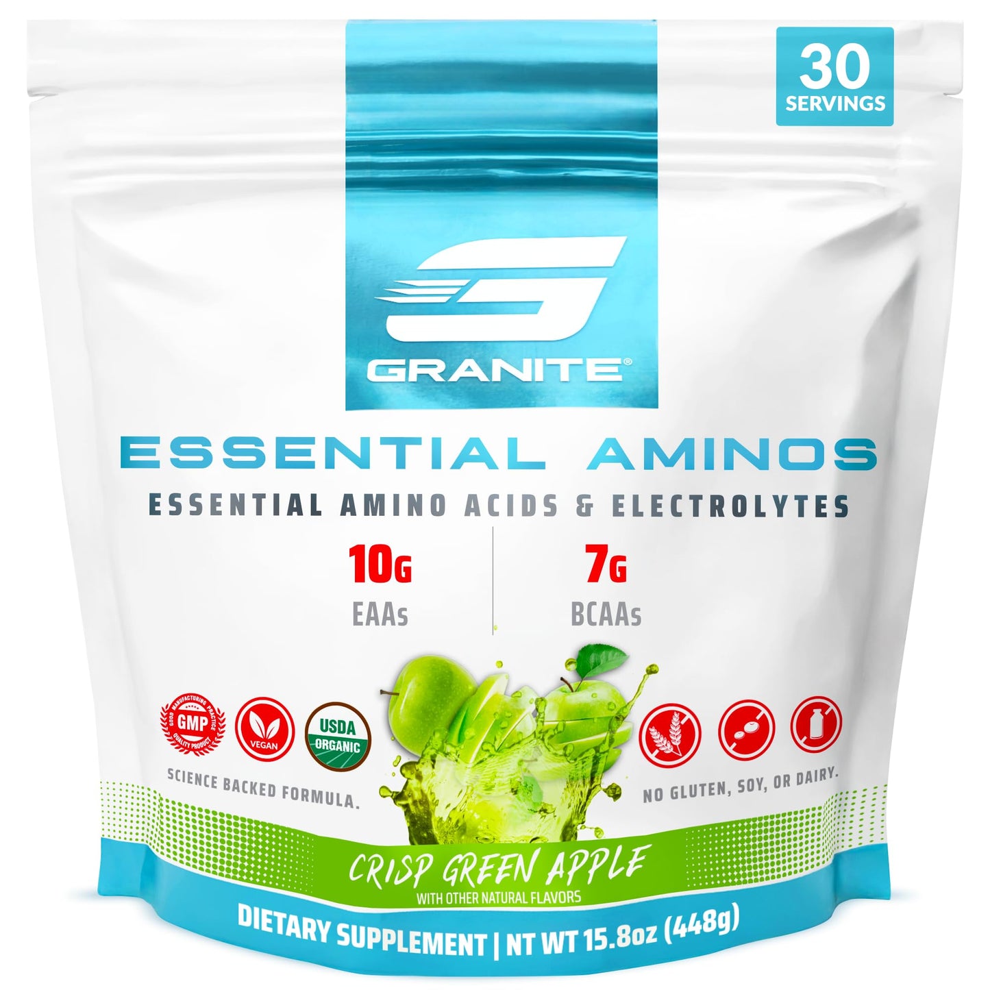 Granite Supplements Essential Amino Acids Powder, 15.8 oz