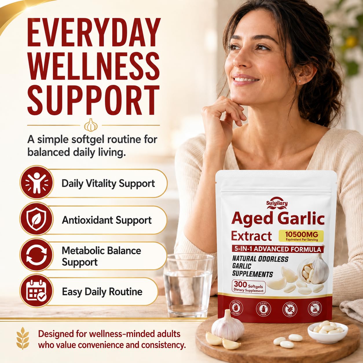 Suiyilary Aged Garlic Extract Powder 4.8 Ounce (Pack of 1)