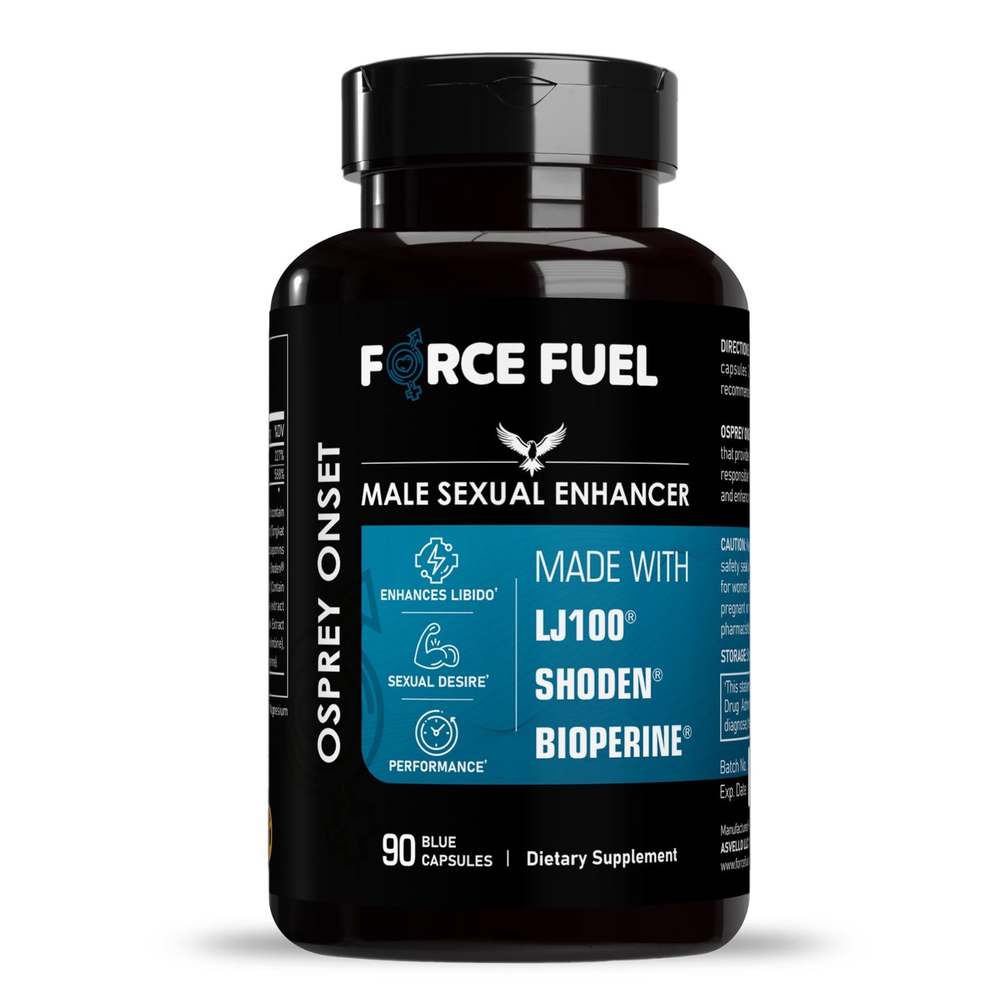 FORCE FUEL Sex Pills for Men Capsule 90 Count