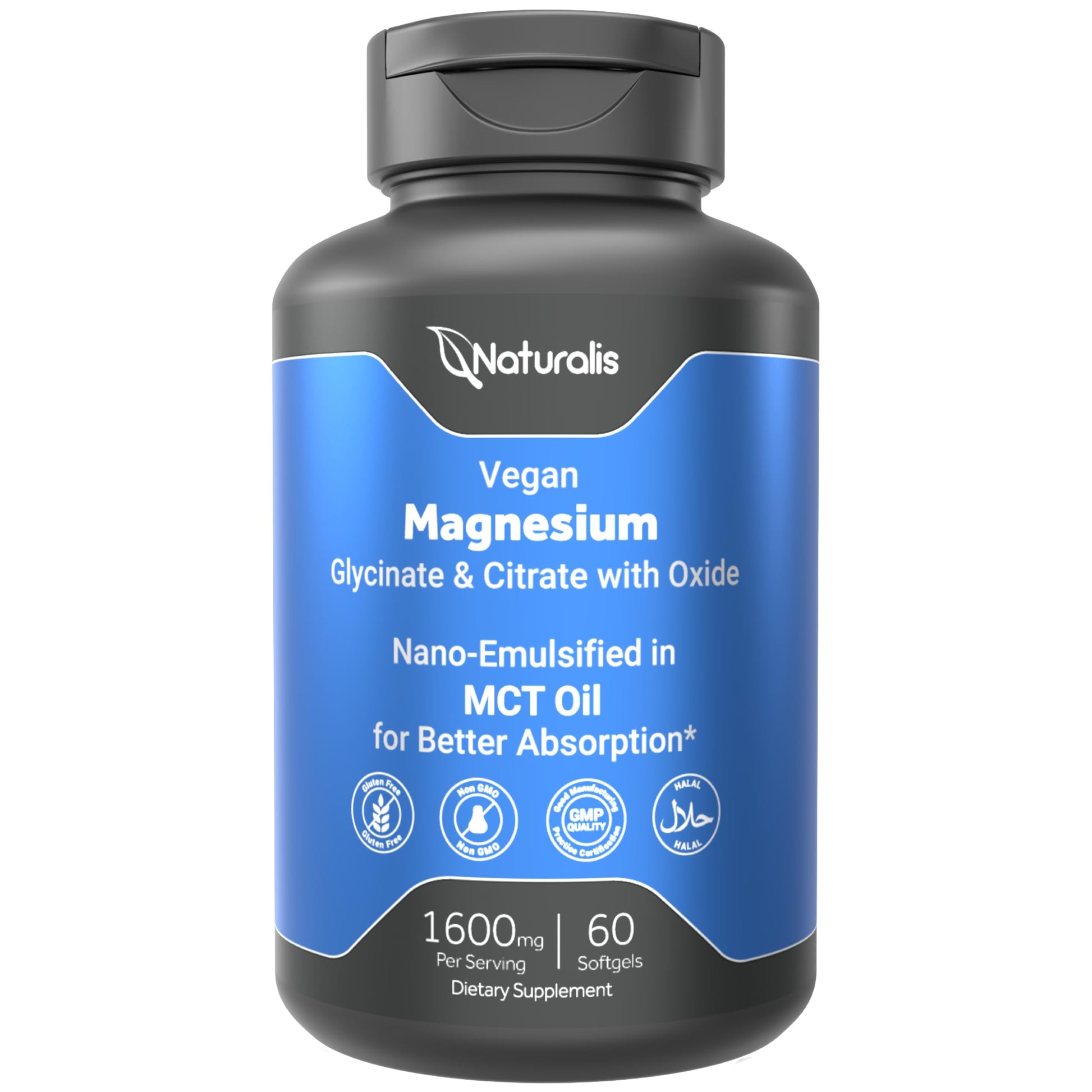 Naturalis Vegan Magnesium Softgels 60