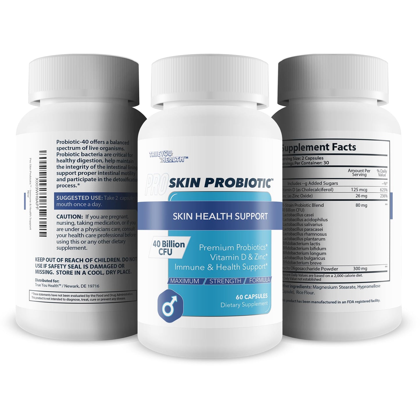 True You Health Pro Skin Probiotic Capsule 60 Capsules