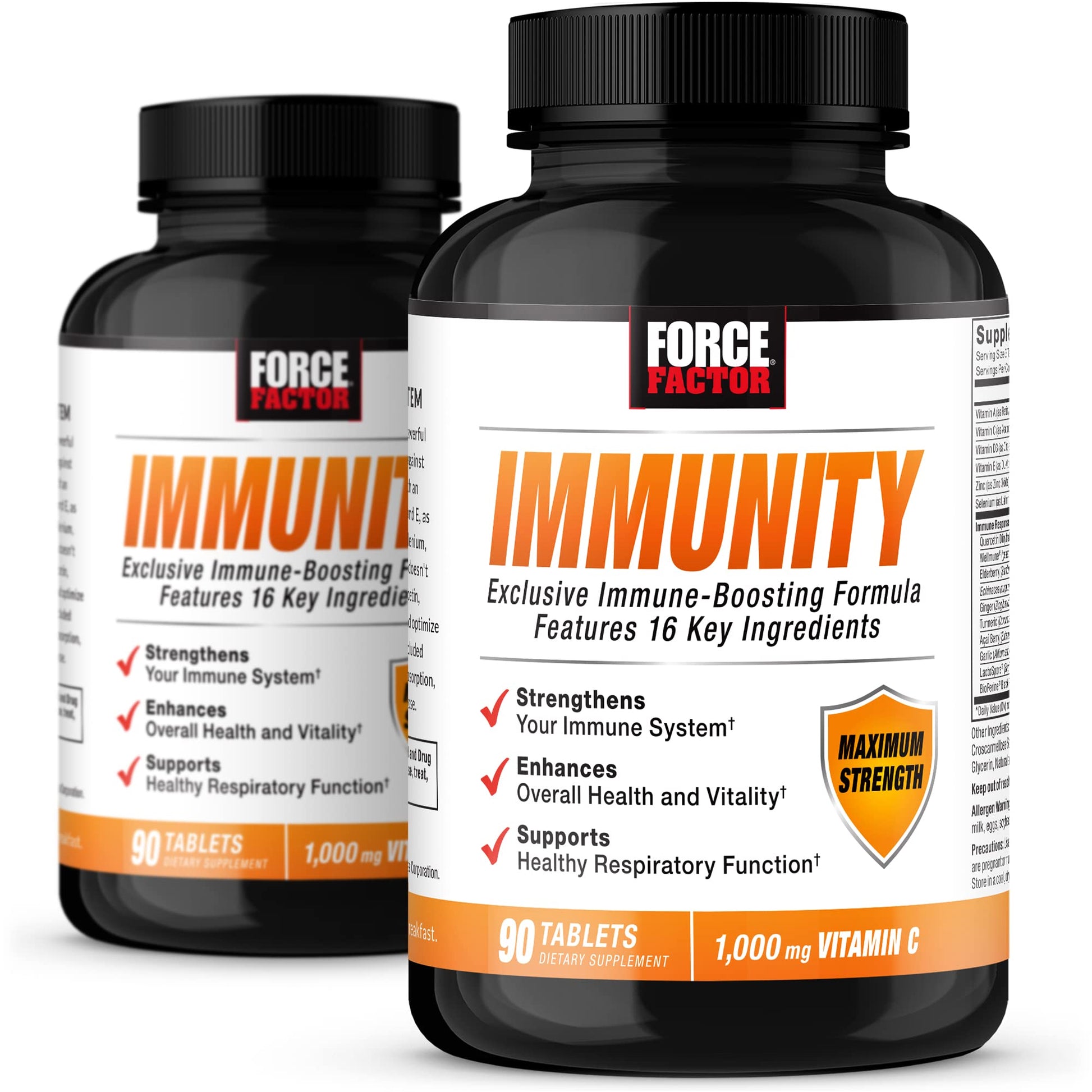 Force Factor Immunity 180 Tablets