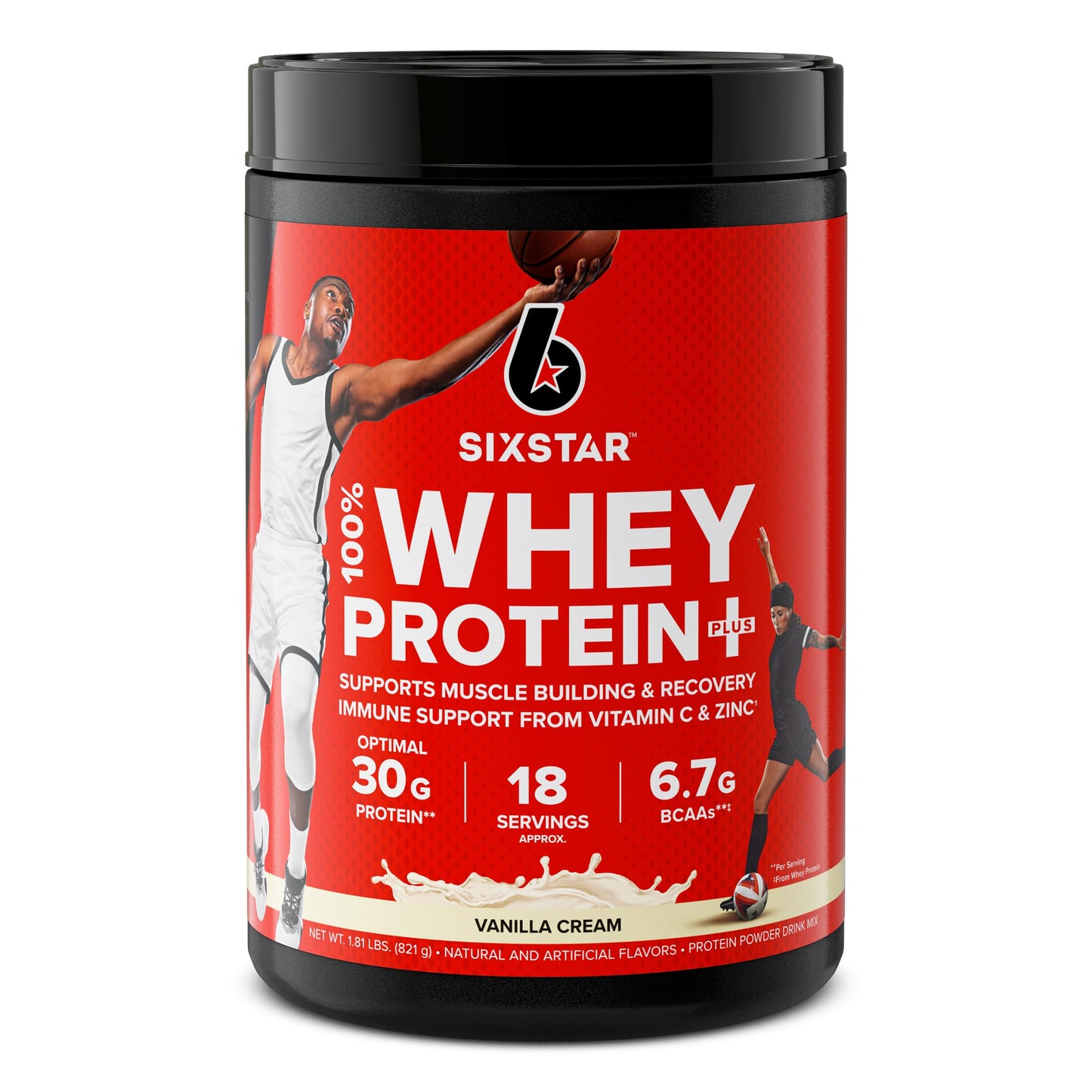Six Star Elite 100% Whey Protein Plus Vanilla Cream Powder, 1.8 lbs
MuscleTech Grass Fed Whey Protein Powder Vanilla, 1.8 lbs