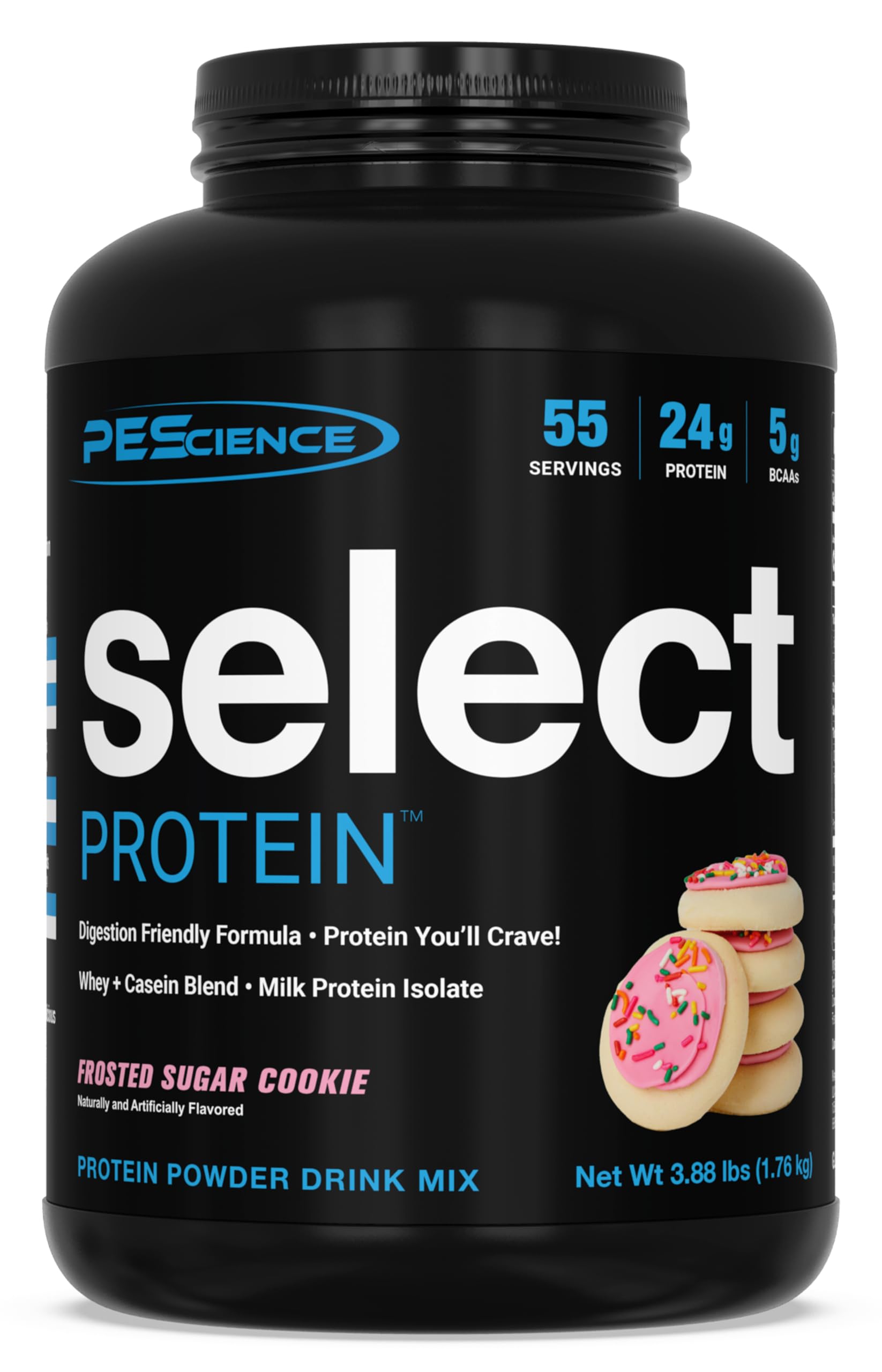 PEScience Select Protein Powder, Whey and Casein Blend, 55 Servings