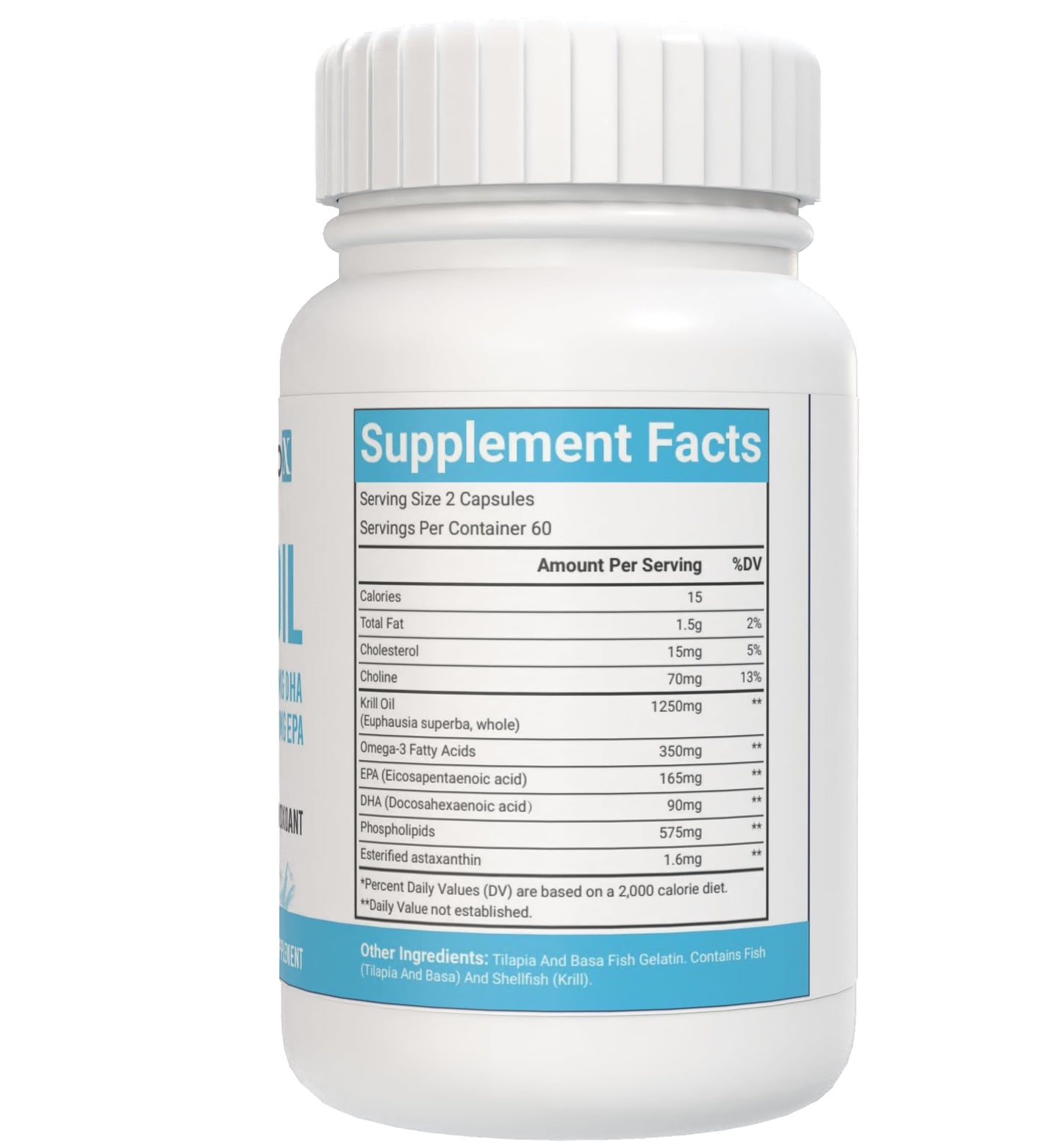 VitaCosmoX Antarctic Krill Oil Softgel 120 Count