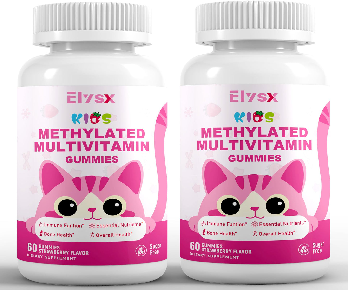 Elysx Kids Methylated Multivitamin Chewable Gummies 120 Gummies
