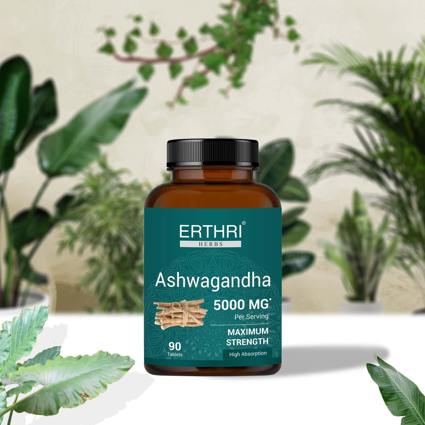 ERTHRI Ashwagandha Tablet 90 Count