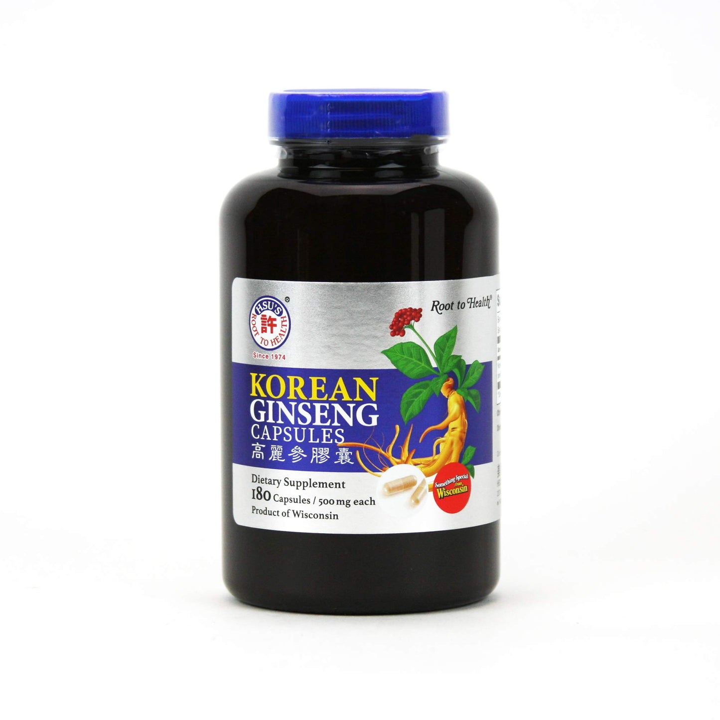 Hsu's Korean Ginseng Capsules 180 ct