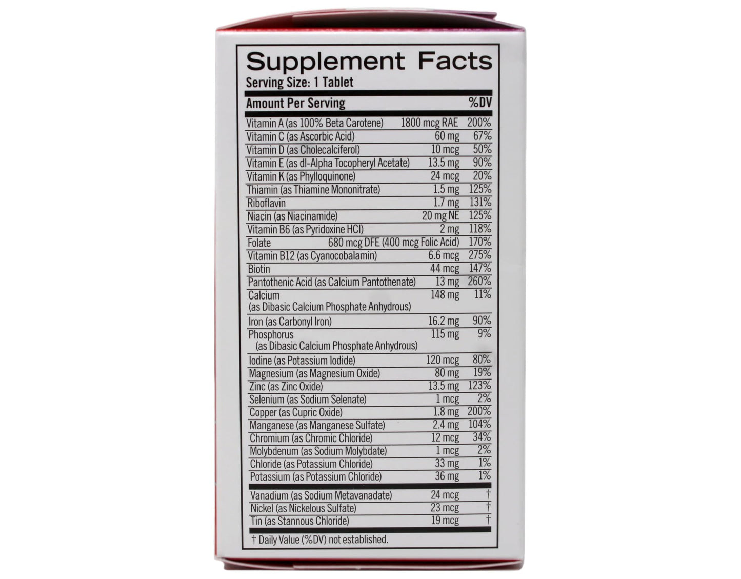 Geritol Multivitamin Nutritional Support Tablets, 100
