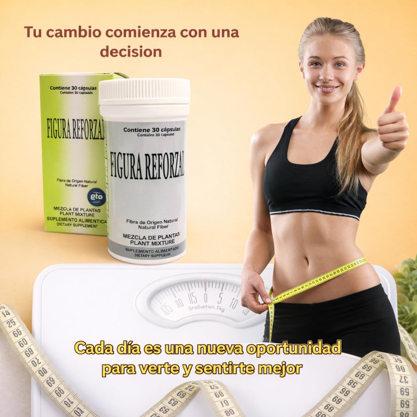 Tu Salud Plus Figura Reforzado Fiber Supplement Capsules 30
