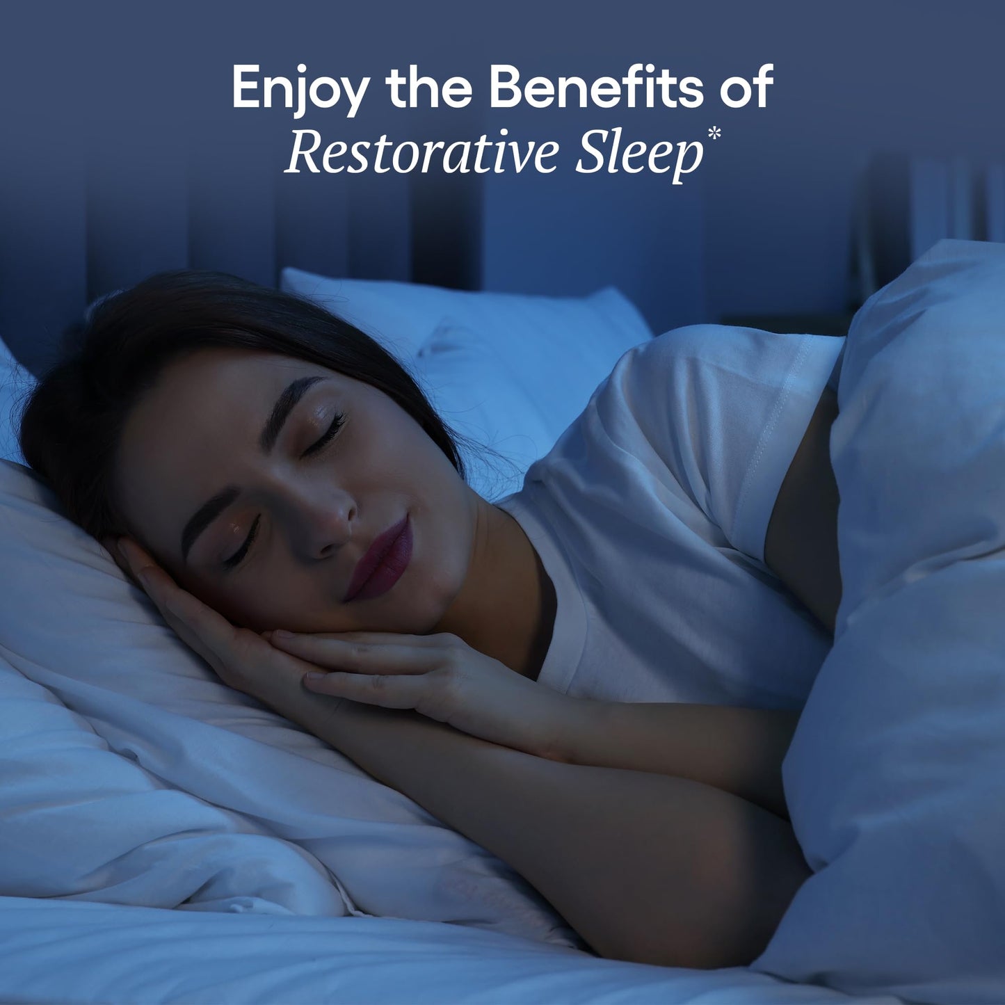 EcoNugenics ecoSleep Sleep Aid with GABA Support Blend, Magnesium, L-Theanine, Niacin – 60 Capsules