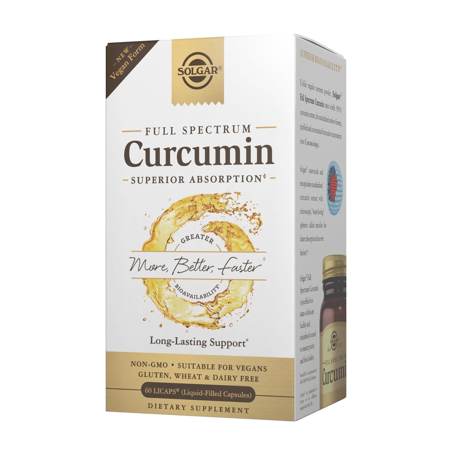 Solgar Full Spectrum Curcumin 60 Softgels