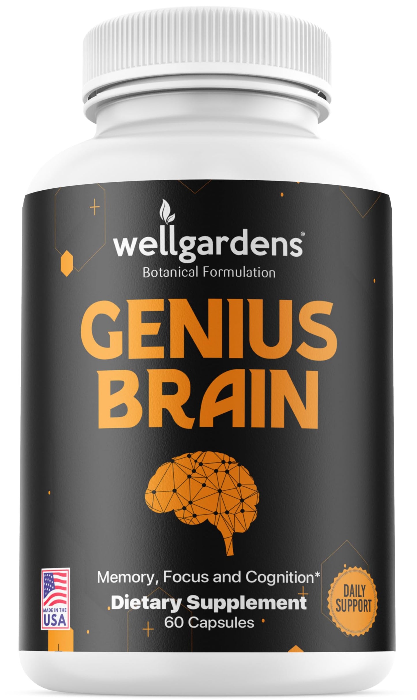 Wellgardens Brain Support Capsules 60 Count