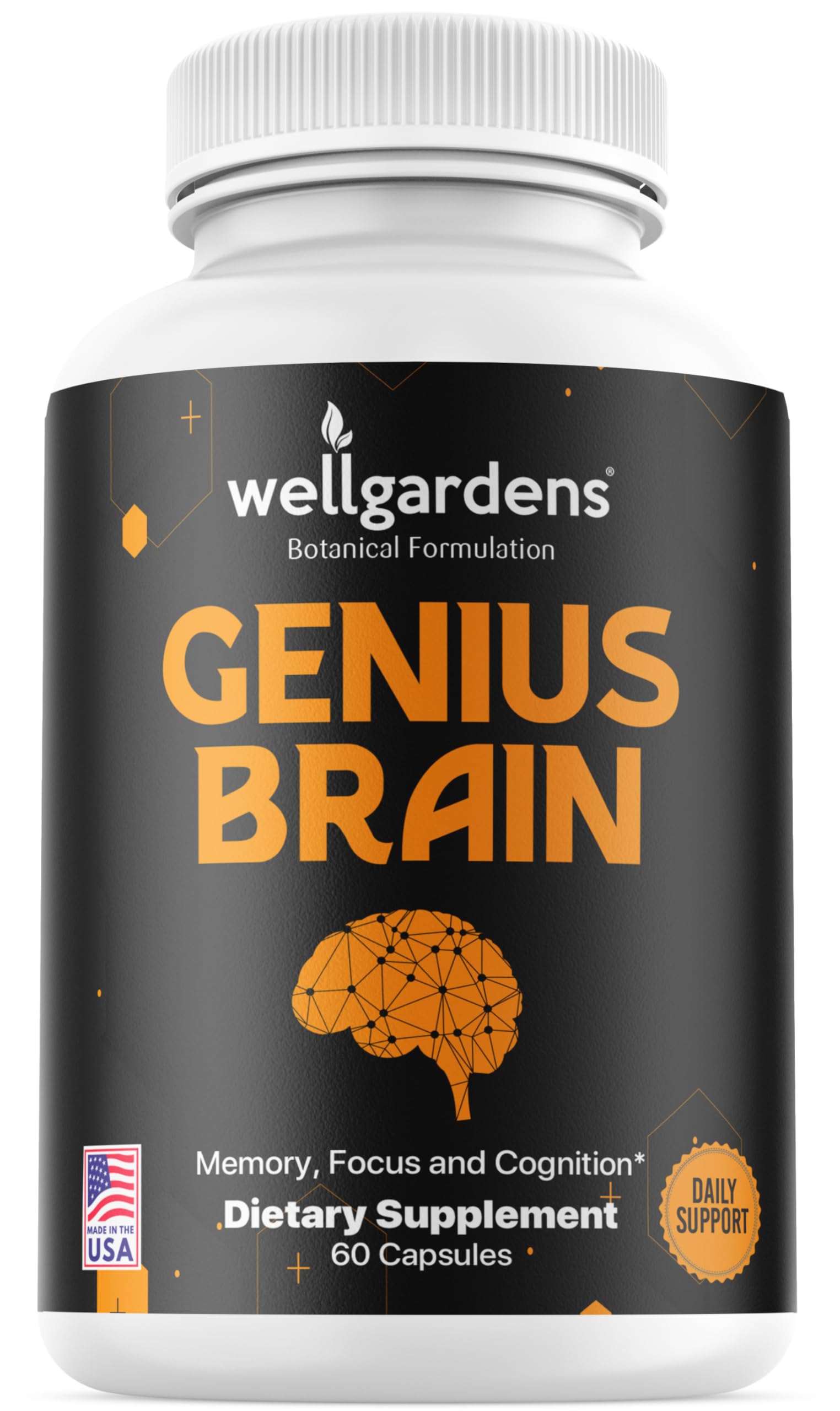 Wellgardens Brain Support Capsules 60 Count