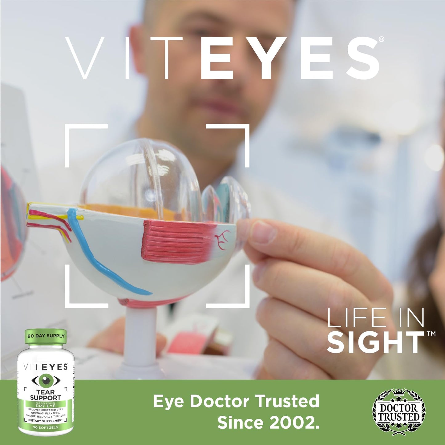 Viteyes Tear Support Eye Soothing Blend 90 Softgels